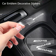 Cargar imagen en el visor de la galería, Creative Waterproof Interior Emblem Badge Sticker for Mercedes-Benz AMG | AMG Brand
