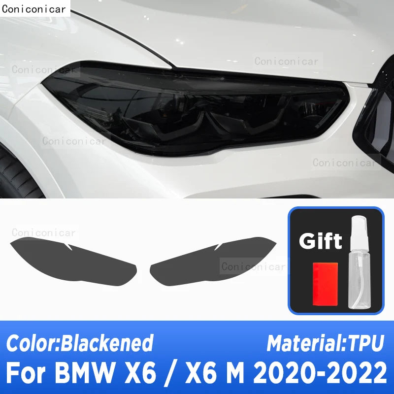 Headlight Anti-Scratch Film for BMW X6 F16 / G06 / X6M F86 / F96 (2015-2022) | Exterior Vinyl