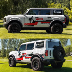 Fashion Sport Body Appearance Vinyl Decal Kit for Ford Bronco | Full Modification PVC Wrap