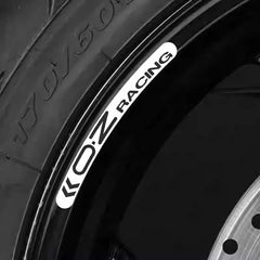 4x Racing Wheel Hub Tire Rim Decoration Sponsor Decal | PVC Sticker