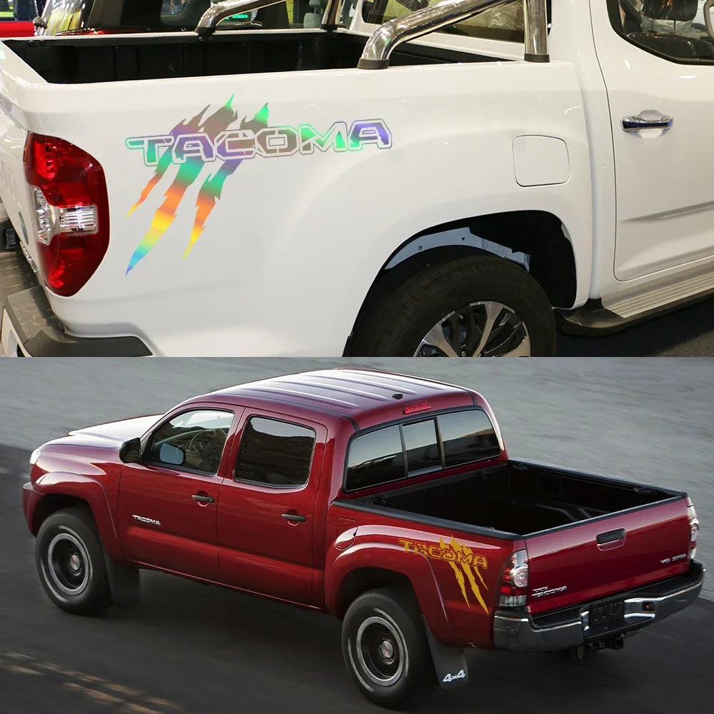 Claw Style Bed Side Decal for Toyota Tacoma TRD / SR5 | Pickup Truck Vinyl Body Graphic