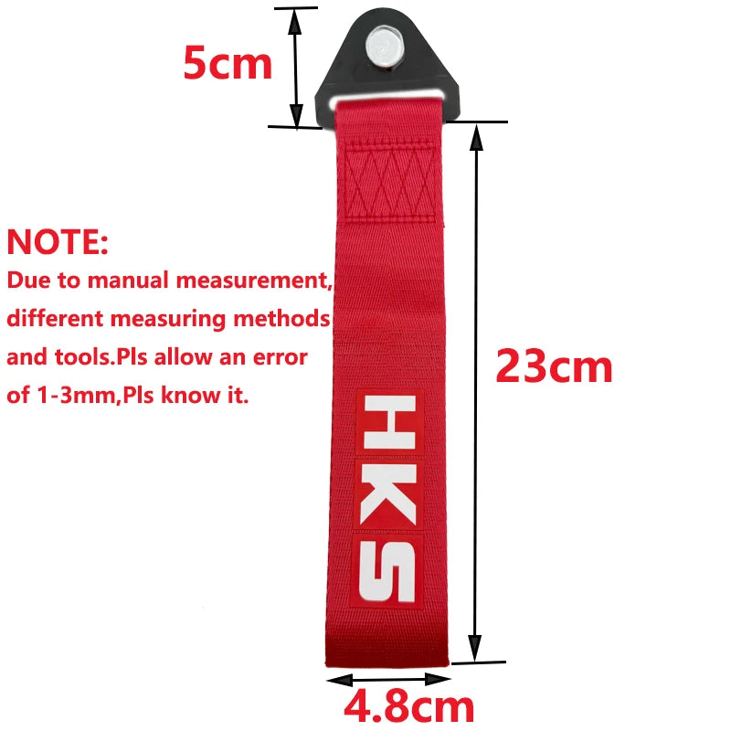 New Stylish Car JDM Culture Car Color Pendant Tow Strap Belt Tow Rope Ribbon Auto Accessories Trailer Ropes Bumper Towing Strap
