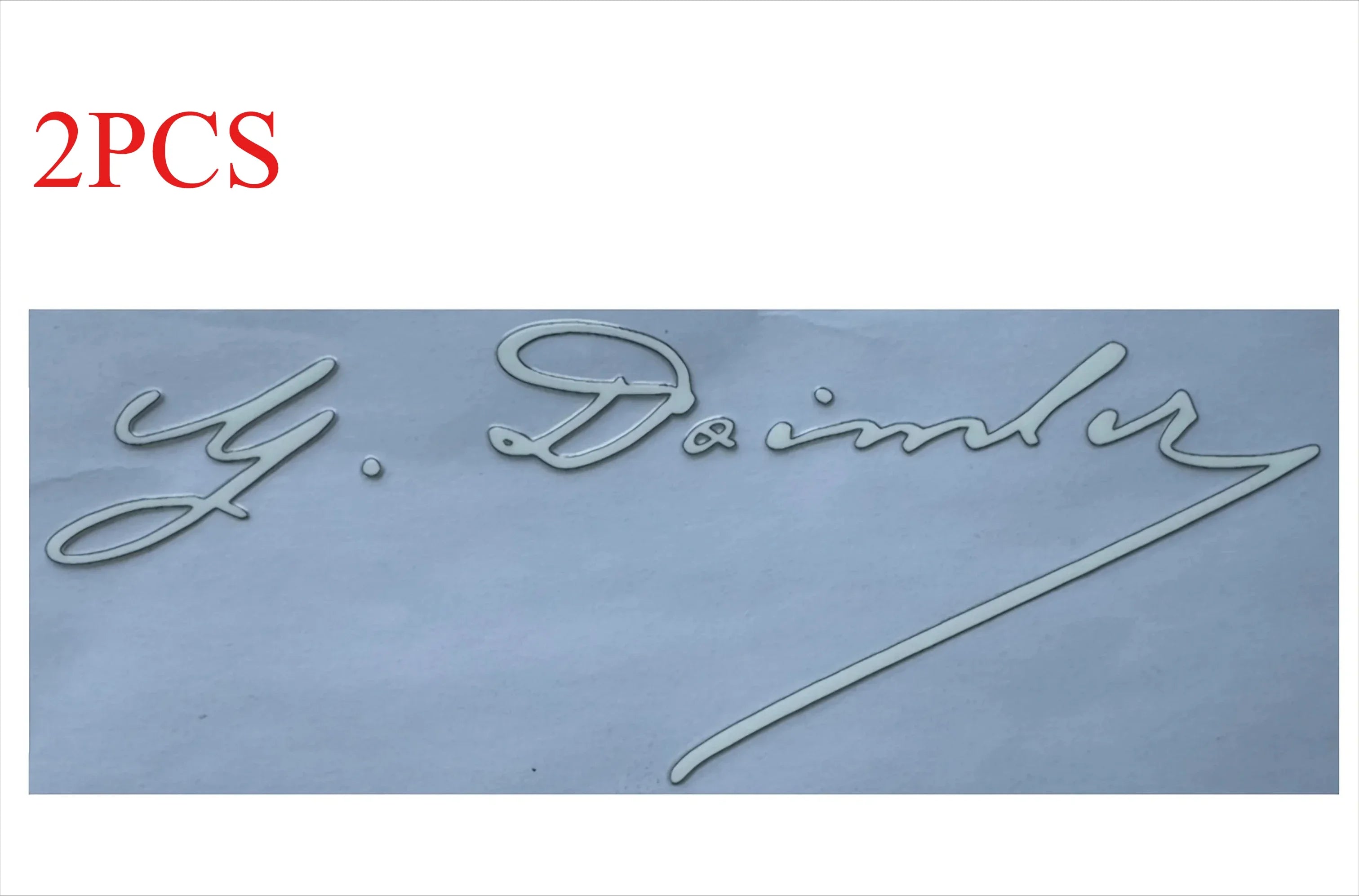 15cm Carl Benz & Daimler Vintage Metal Auto Emblem Decal for Mercedes-Benz | 2-Piece Set