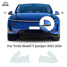 Cargar imagen en el visor de la galería, Precut PPF for Tesla Model Y Juniper (2025–2026) | TPU Headlight, Mirror, Pillar &amp; Bumper Protection