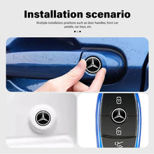 Cargar imagen en el visor de la galería, Door Keyhole Lock Protector Anti-Blocking Decal for Mercedes-Benz | 8-Piece Sticker Set