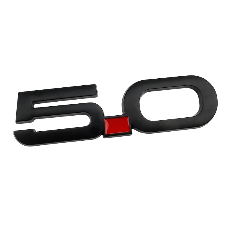 3D Metal 5.0 Logo Emblem for Ford Mustang GT / GT50 (2015-2021) | Badge Sticker