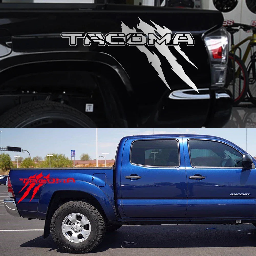 Claw Style Bed Side Decal for Toyota Tacoma TRD / SR5 | Pickup Truck Vinyl Body Graphic