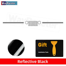 Load image into Gallery viewer, Jeep Wrangler &amp; Gladiator Reflective Grill &amp; Windshield Decal – Vinyl Window Graphic | JK JL, Gladiator, Renegade
