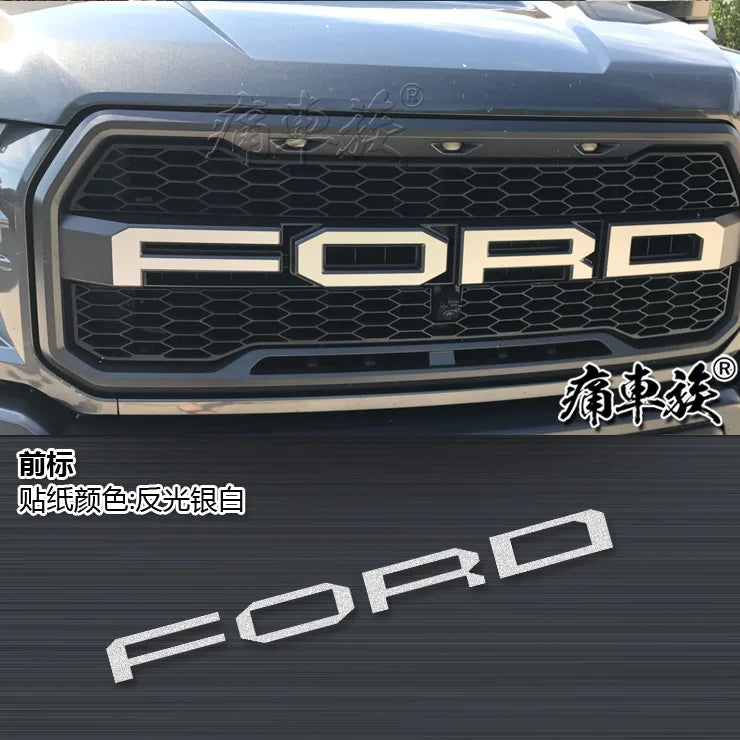Custom Head Letter Vinyl Decal for Ford Raptor F-150 | KK Film Decorative Sticker