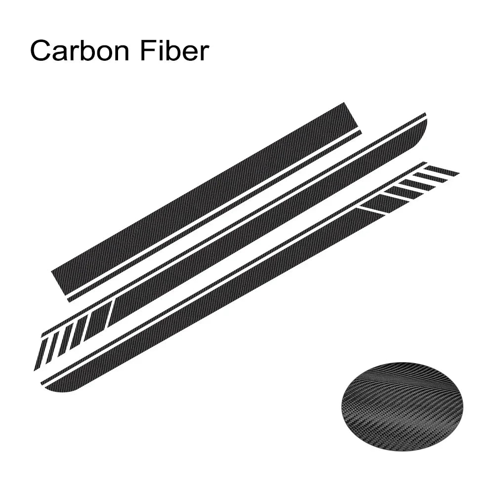 Hood Decal Side Stripes & Skirt Sticker for Mercedes-Benz A-Class A45S W177 | Color Change Vinyl