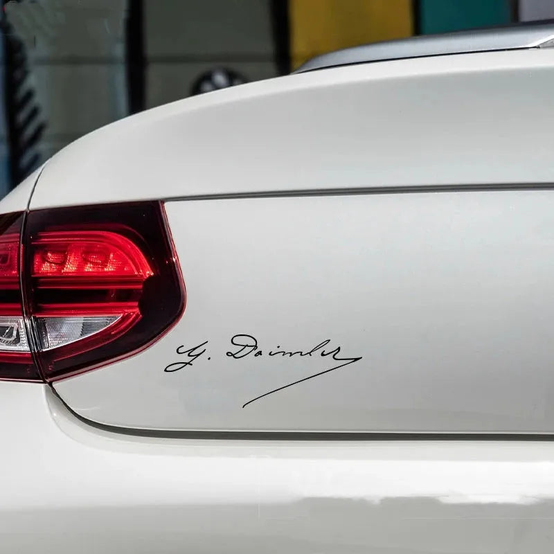 G Daimler Signature Interior Body Window & Trunk Sticker Decal for Mercedes-Benz | Heritage Badge