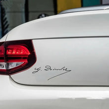 Cargar imagen en el visor de la galería, G Daimler Signature Interior Body Window &amp; Trunk Sticker Decal for Mercedes-Benz | Heritage Badge