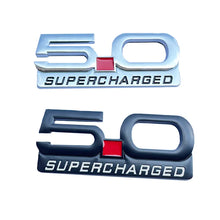 Load image into Gallery viewer, 3D Metal 5.0 Supercharged Fender &amp; Trunk Badge | Ford Mustang Styling Emblem