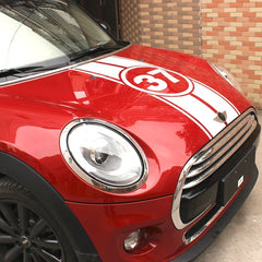 Hood & Rear Door Graphic Decal for Mini Cooper F55 (2015–2016) / F56 (2014–2016) | Vinyl Sticker Kit
