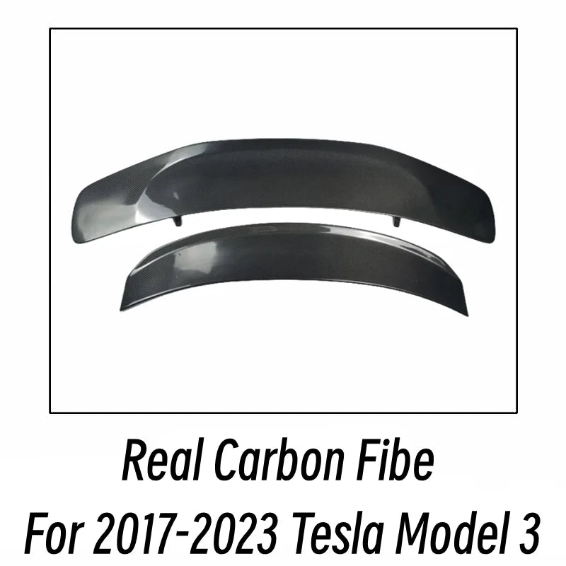 Real Carbon Fiber GT-Style Rear Trunk Lid Lip Spoiler for Tesla Model 3 (2017–2023) | Body Kit