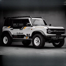 Personalized Full-Body Exterior Vinyl Decal Kit for Ford Bronco | Custom KK Fashion Wrap