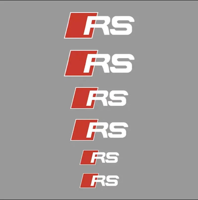 Audi S-line Brake Caliper Decals – Heat-Resistant Vinyl Stickers