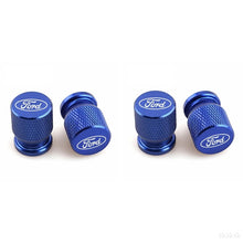 Cargar imagen en el visor de la galería, Alloy Tire Valve Stem Caps &amp; Air Valve Dustproof Covers for Ford Mustang / Fiesta / Focus | FORD