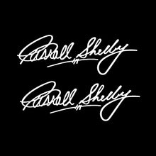 Load image into Gallery viewer, Carroll Shelby Interior &amp; Window Vinyl Decal for Ford Mustang | 2-Piece Sticker