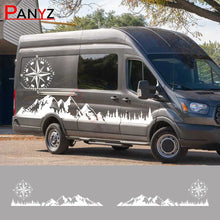 Load image into Gallery viewer, Camper Van / Motorhome Door Graphic Decal for Ford Transit MK6 / MK7 / MK8 | Full-Coverage Vinyl
