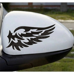 Angel Wings 3D Reflective Car Decal | 2-Piece Waterproof Vinyl Sticker for Cars & Motorcycles