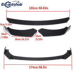 Front Bumper Lip Splitter Spoiler for Dodge Charger R/T / SRT / SXT (2015–2022) | Performance Style