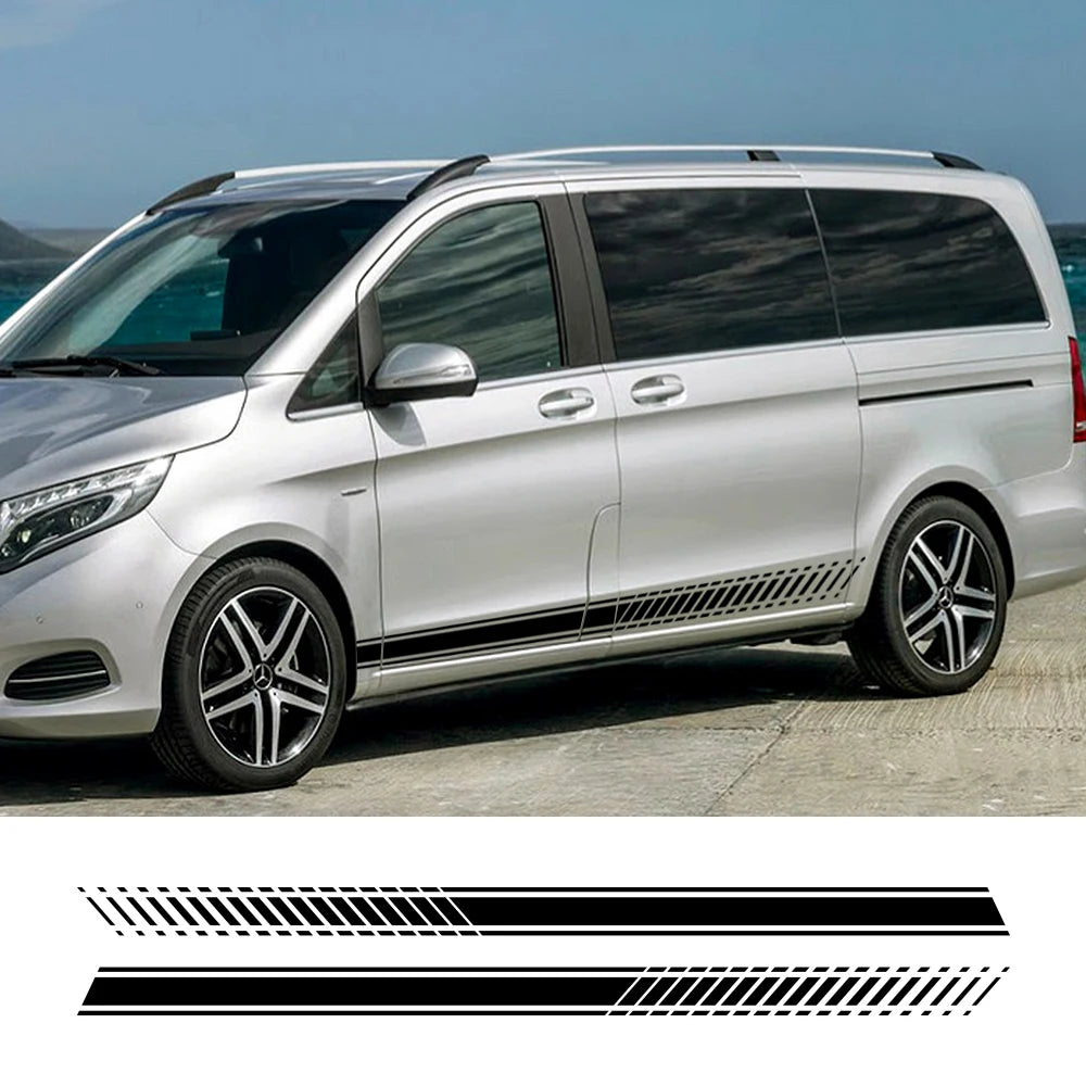 Car Body Stickers for Mercedes-Benz Vito / V-Class / Viano W447 / W639 / W638 | 2-Piece Vinyl Decal