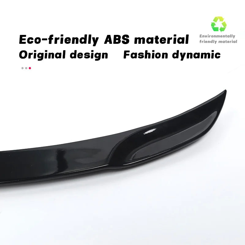 Matte Carbon ABS Rear Trunk Spoiler for Tesla Model 3 Highland Performance (2025) | Boot Wing