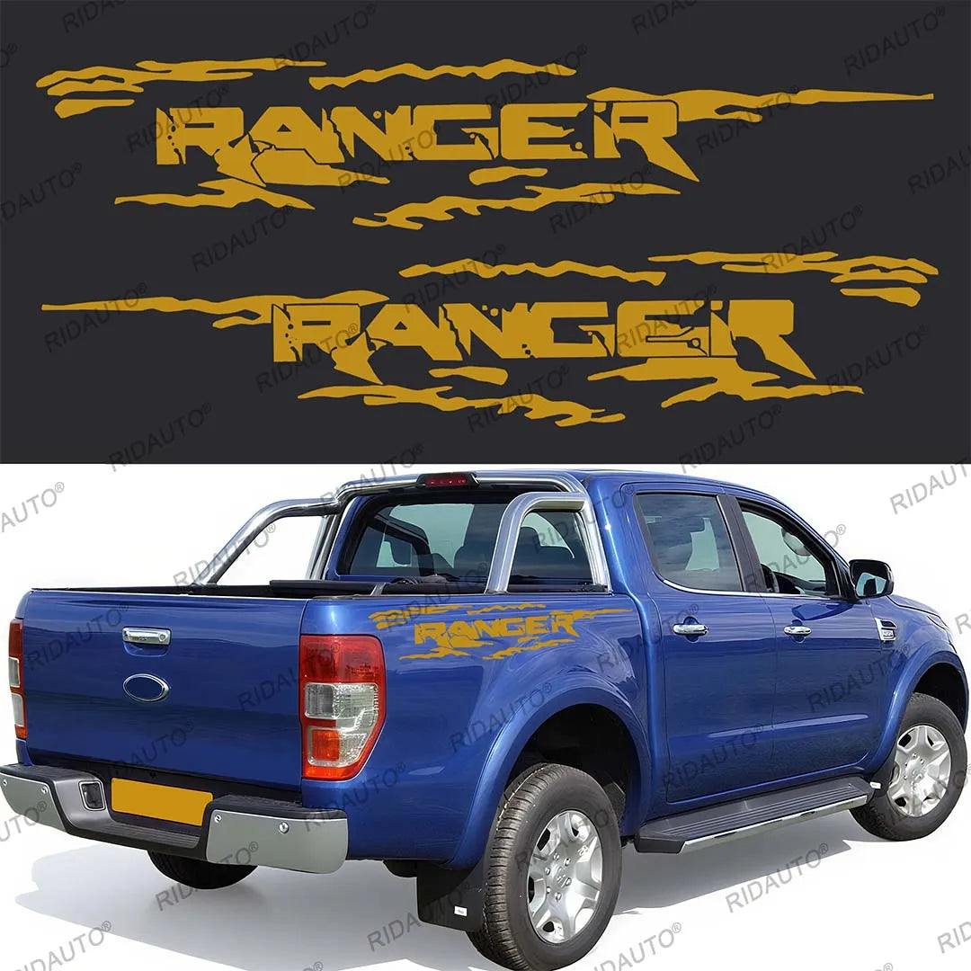 Logo Decal for Ford Ranger Raptor / XLT / XL / Lariat T6-T9 (2012-2025+) | 2-Piece Vinyl