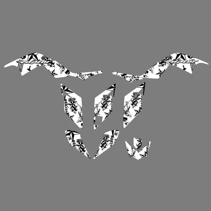 Graphics & Background Decal Kit – For Yamaha Raptor 700 YFM700 ATV (2006–2012)