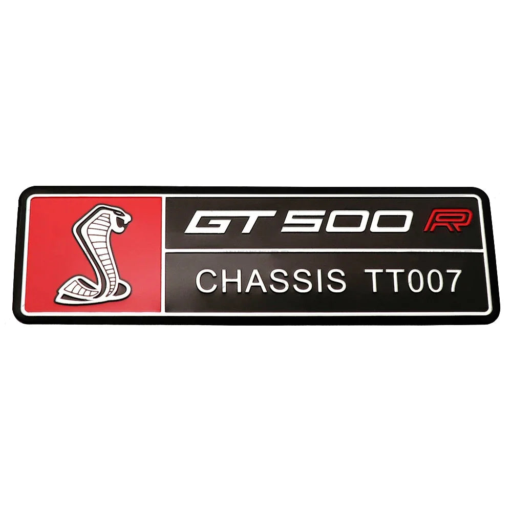 Alloy GT350 / GT500 Logo Trunk & Body Badge | Ford Shelby Mustang Emblem Sticker