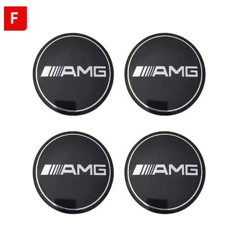 Wheel Center Hub Cap Resin Badge Emblem Sticker for Mercedes-Benz | 56mm / 60mm / 65mm