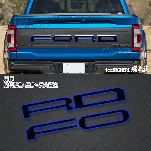 Custom Vinyl Decal Kit for Ford F-150 Raptor 3rd Gen 3.5T (2023) | Special KK Wrap
