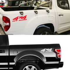 4x4 Off-Road Rear Trunk Side Decal for Ford F-Series F-150 / F-250 / F-350 | Vinyl Truck Body Sticker