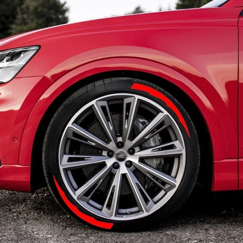 2.7cm 3D PVC Waterproof Tire Letter Stickers | OLPAY Racing Wheel