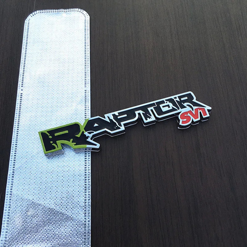 3D Metal Raptor SV1 Emblem Car Sticker for Ford Kuga / Raptor SVT | Styling Badge
