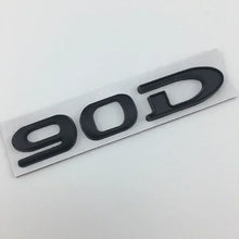 Cargar imagen en el visor de la galería, Rear Boot Trunk Tailgate Emblem Badge for Tesla Model 3 / S / X / Y | 75D 85D 90D 100D Sticker