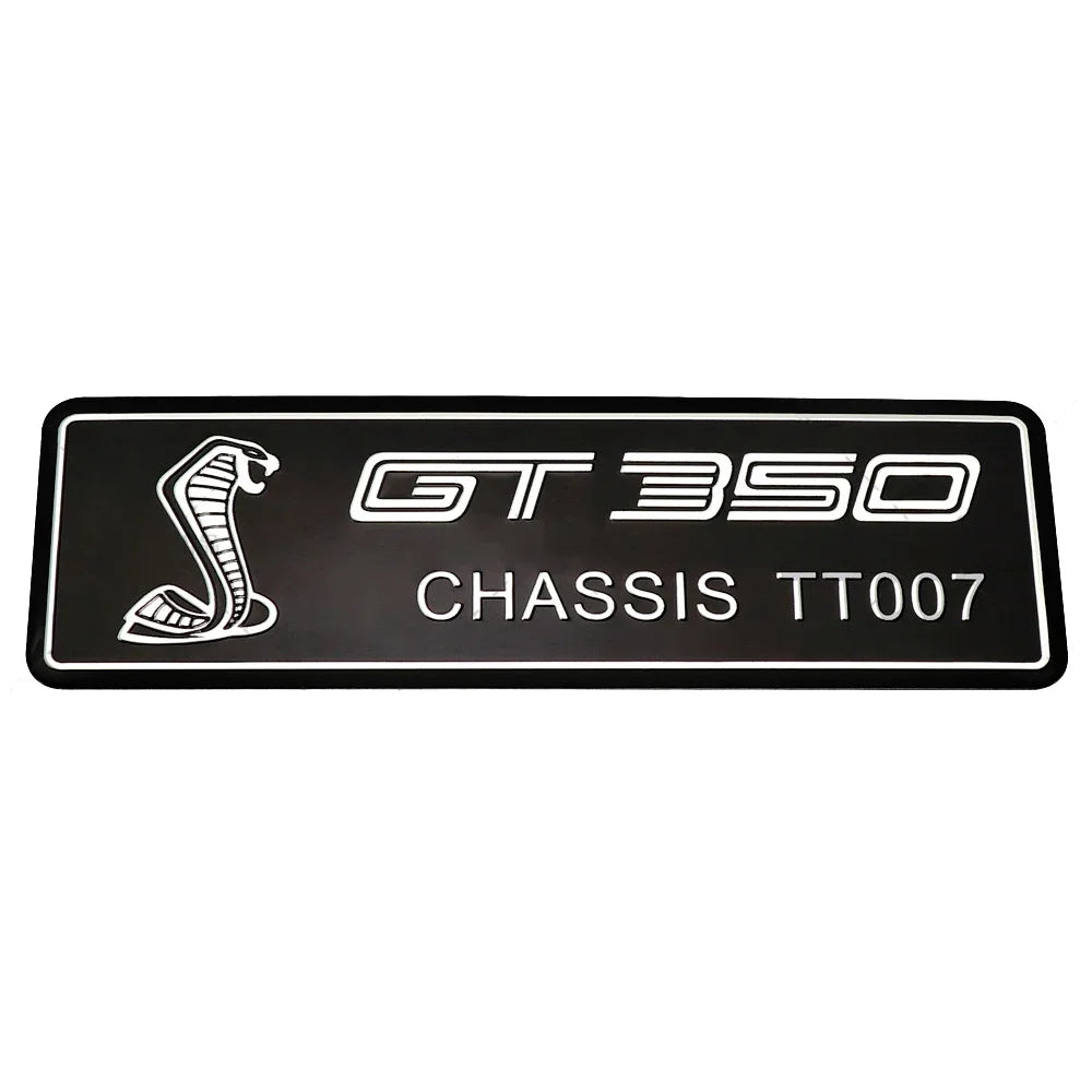 Alloy GT350 / GT500 Logo Trunk & Body Badge | Ford Shelby Mustang Emblem Sticker