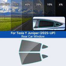 Load image into Gallery viewer, Precut Window Privacy Tint Film for Tesla Model Y Juniper (2025–2026) | Heat &amp; UV Protection
