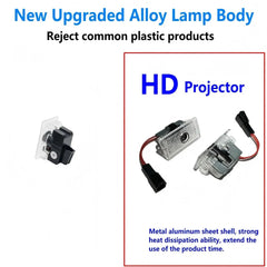 2/4pcs Car Door LED Logo Projector  lights HD Welcome Light 3D Laser Ghost Shadow Light for Tesla Model Y 3 S X car Accessory