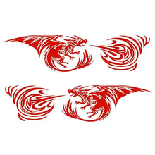 Cargar imagen en el visor de la galería, Dodge Challenger Hellcat Vintage Running Cat Tribal Tattoo Door Decal – Vinyl Graphic | 7 Designs, Left / Right / Both Sides