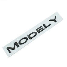 Cargar imagen en el visor de la galería, Original 3D ABS Letter Logo Emblem for Tesla Model 3 / Model Y | Rear Tailgate Trunk Badge