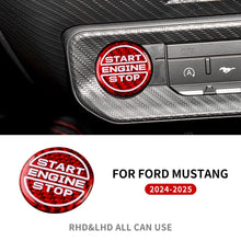 Load image into Gallery viewer, Real Hard Carbon Fiber Interior Trim for Ford Mustang GT (2024-2025) | LHD &amp; RHD