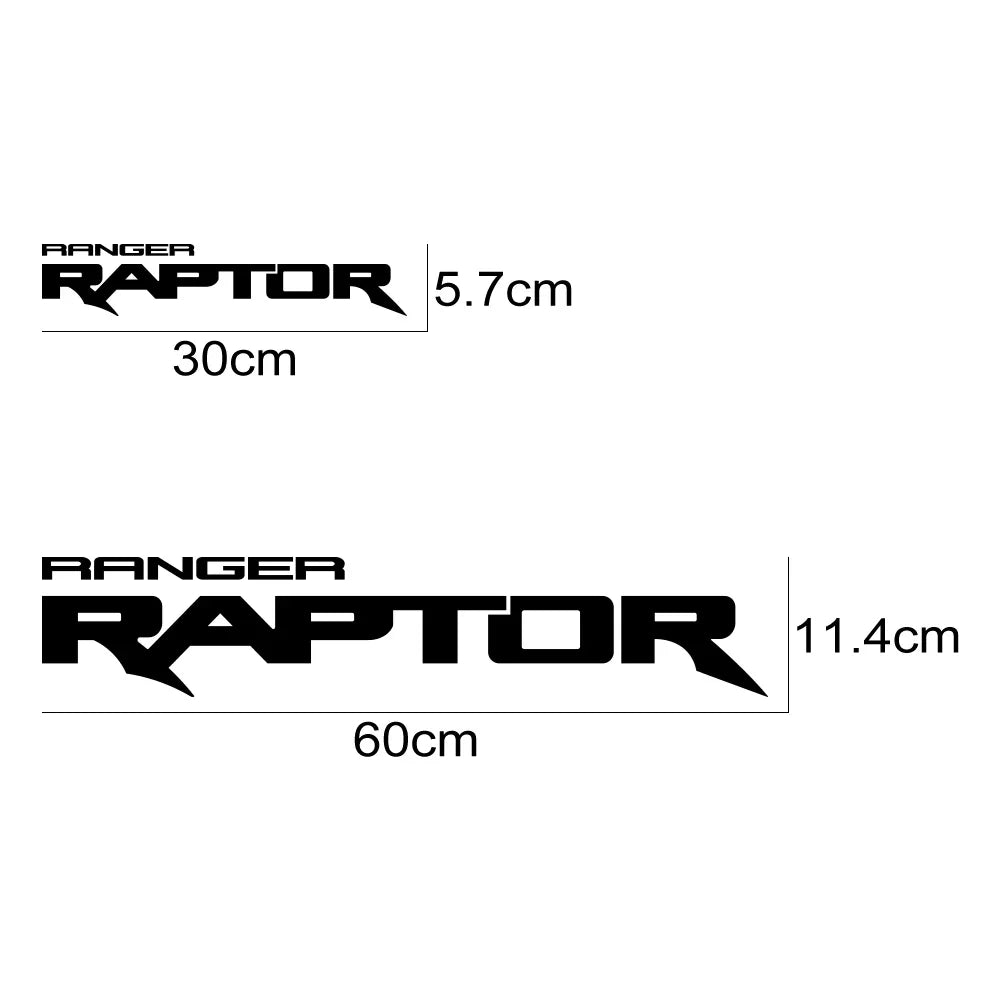 Ford Ranger Body Side Graphic Decal – Vinyl Stripe Sticker | Raptor, XL, XLT, Lariat (2 Sizes, 12 Finishes)