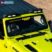 Load image into Gallery viewer, Jeep Wrangler &amp; Gladiator Reflective Grill &amp; Windshield Decal – Vinyl Window Graphic | JK JL, Gladiator, Renegade