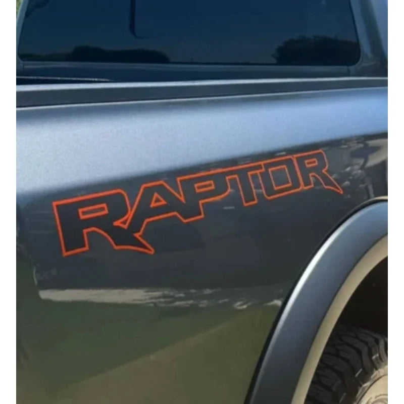 Raptor Sponsor-Style Modified Vinyl Decal | Auto Decoration Graphic Sticker