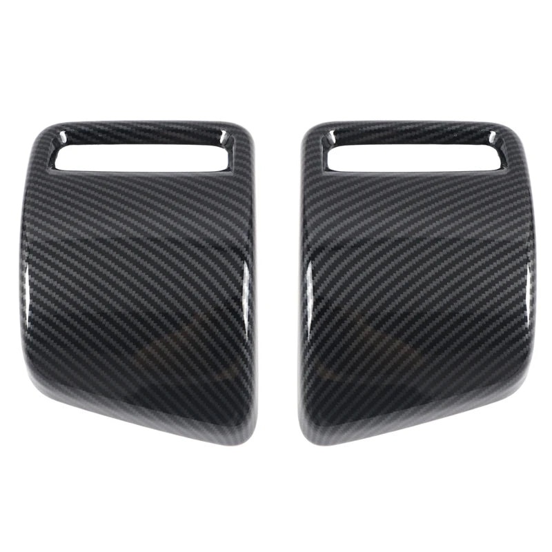 For Dodge Ram 1500 2019 2020 2021 Carbon Style Tailgate Rear Door Handle Bowl Taillight Tail Light Lamp Cover Trim Car Styling