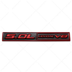 3D Metal 5.0 COYOTE V8 Trunk & Fender Emblem | Ford Mustang Badge Accessory