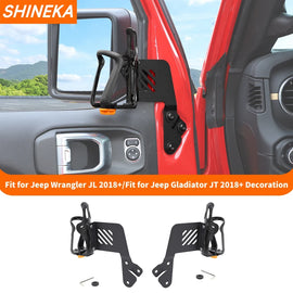Front Door Side Cup Holder Drink Bracket for Jeep Wrangler | SHINEKA ISO9001 Iron Mount