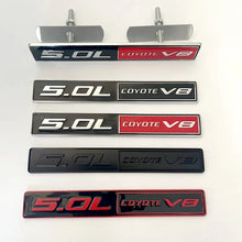 Cargar imagen en el visor de la galería, 3D Metal 5.0 COYOTE V8 Rear Trunk / Fender Emblem Badge Sticker | Ford Car Accessory